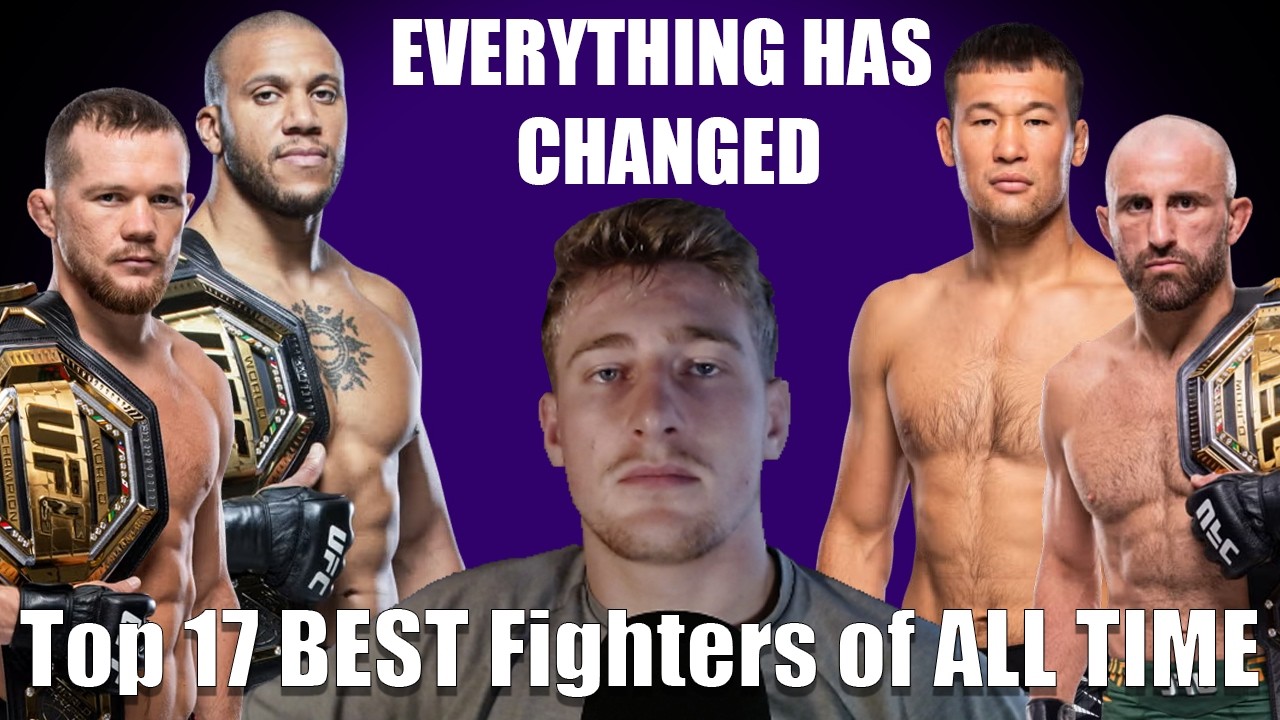 Ranking the top 17 GREATEST UFC FIGHTERS OF ALL TIME