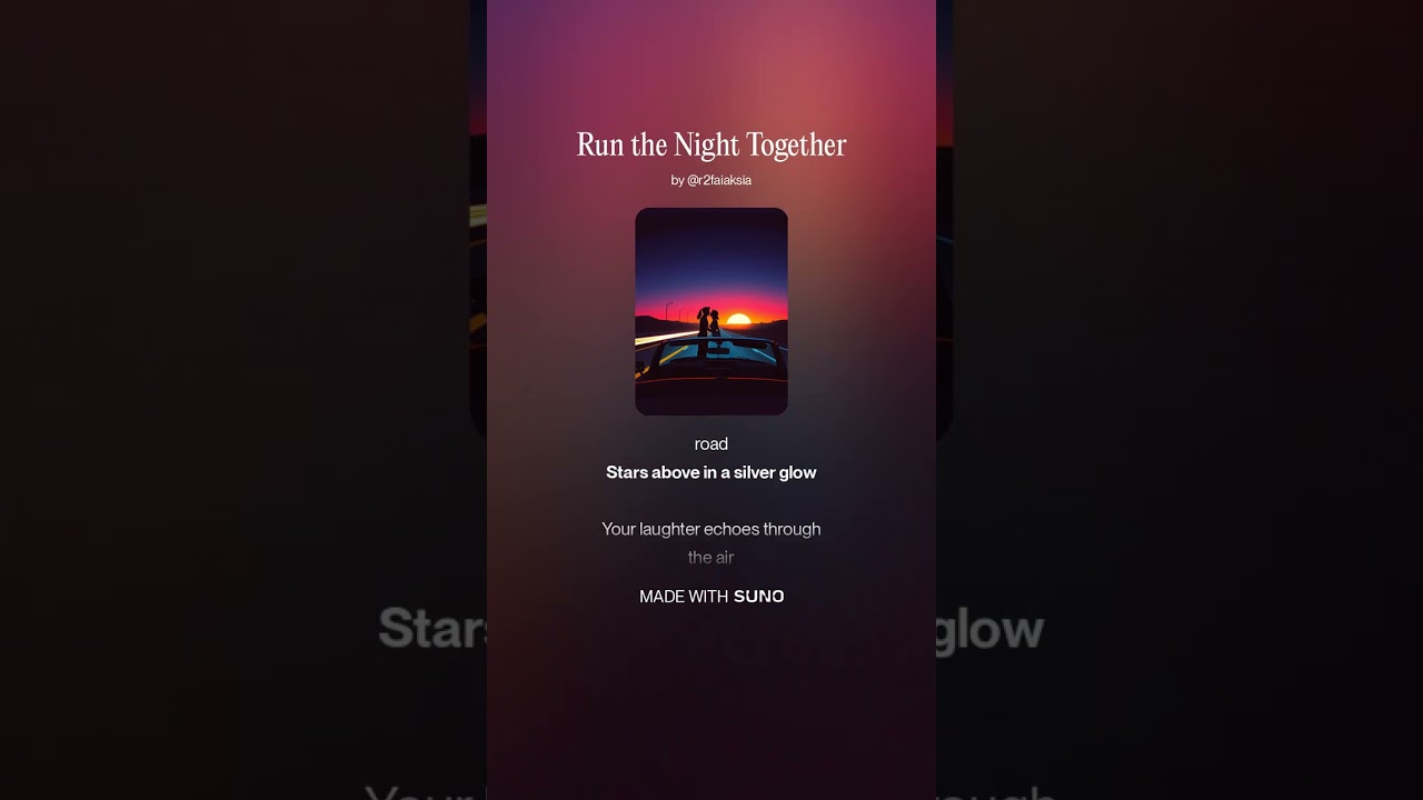 Run The Night Together #TrueLove #CountryMusic #RomanticVibes #ForeverAndAlways
