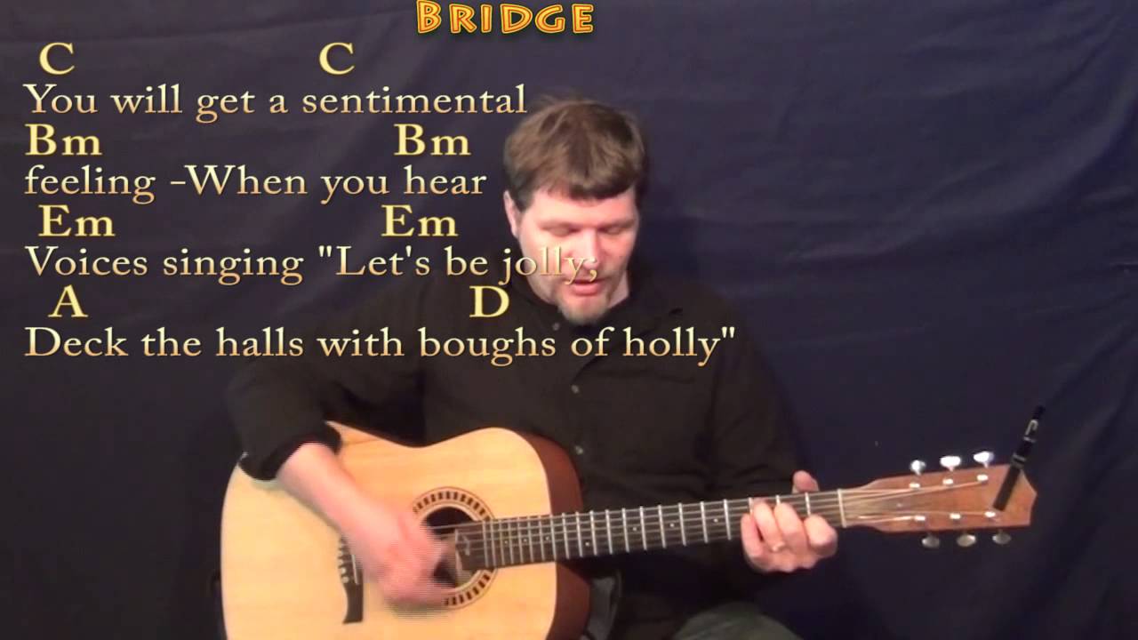 Rockin Around the Christmas Tree - Strum Guitar Cover Lesson in G with Chords/Lyrics