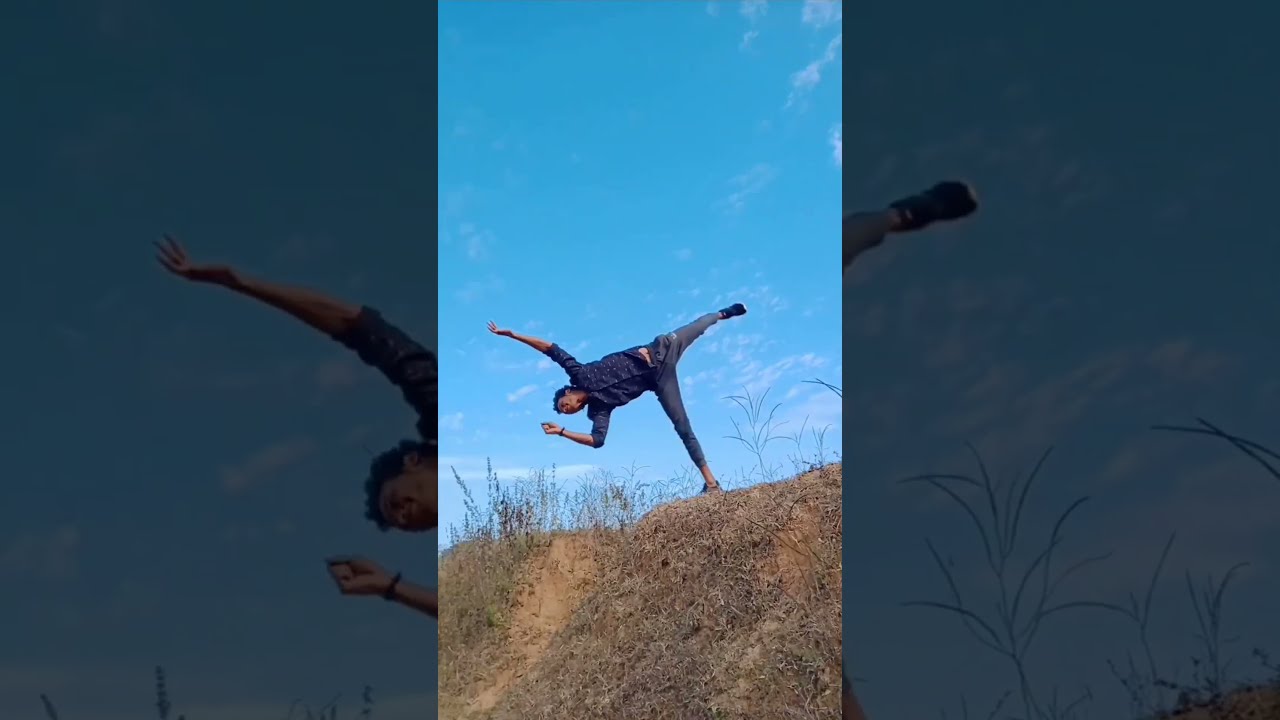 High Aerial Jump X Continue Back Handspring🔥 | Manish Markam #shorts