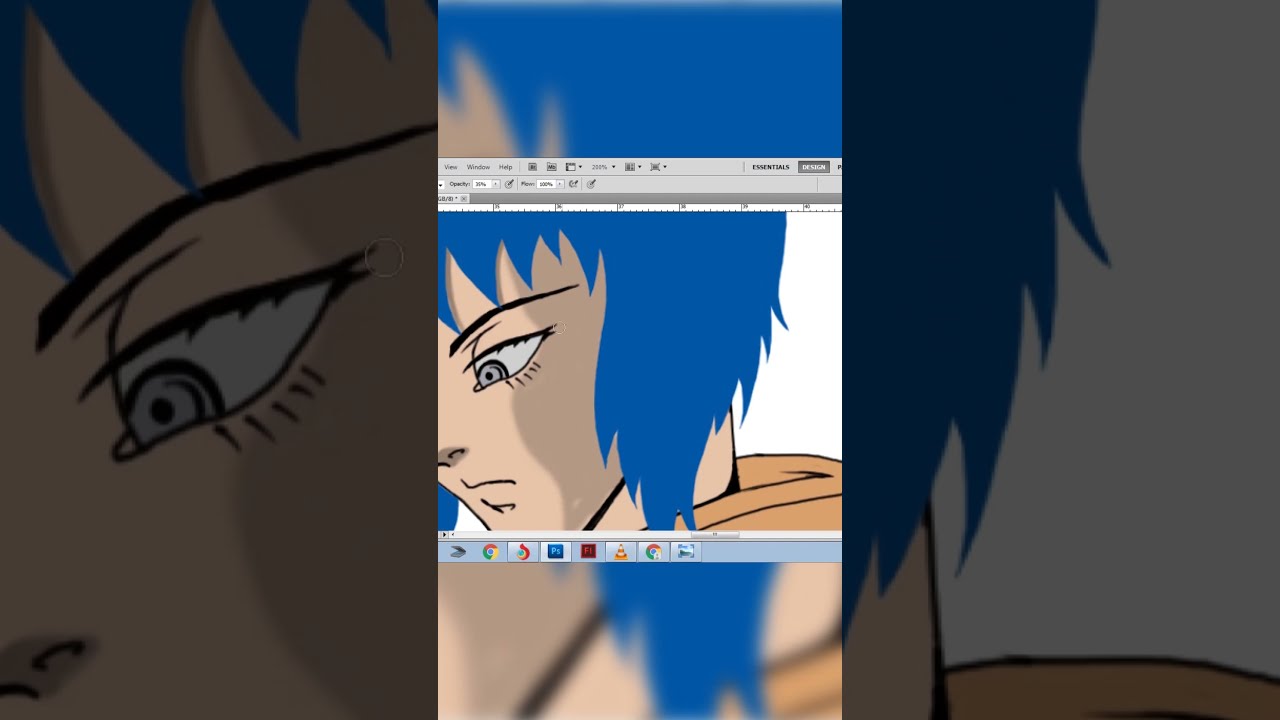 💥 Motoko Kusanagi FAN ART | Sol Naciente #shorts