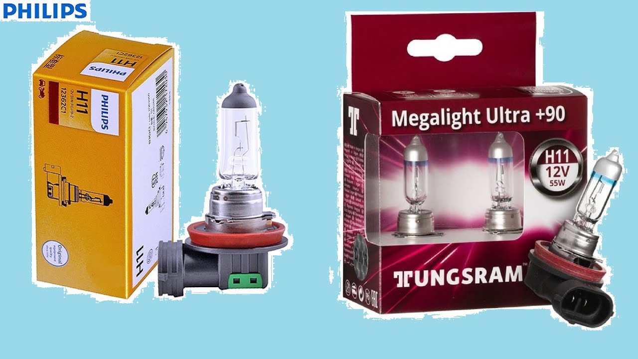 Philips Standard vs Tungsram Megalight Ultra +90  - Por&oacute;wnanie