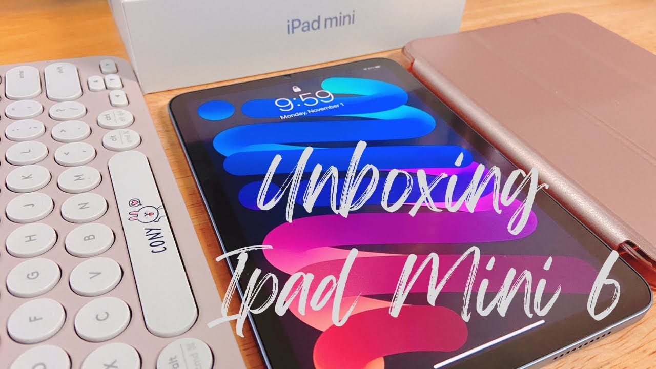iPad Mini 6 (purple, 64gb) Unboxing | Accessories + Best Apple Pencil Alternative