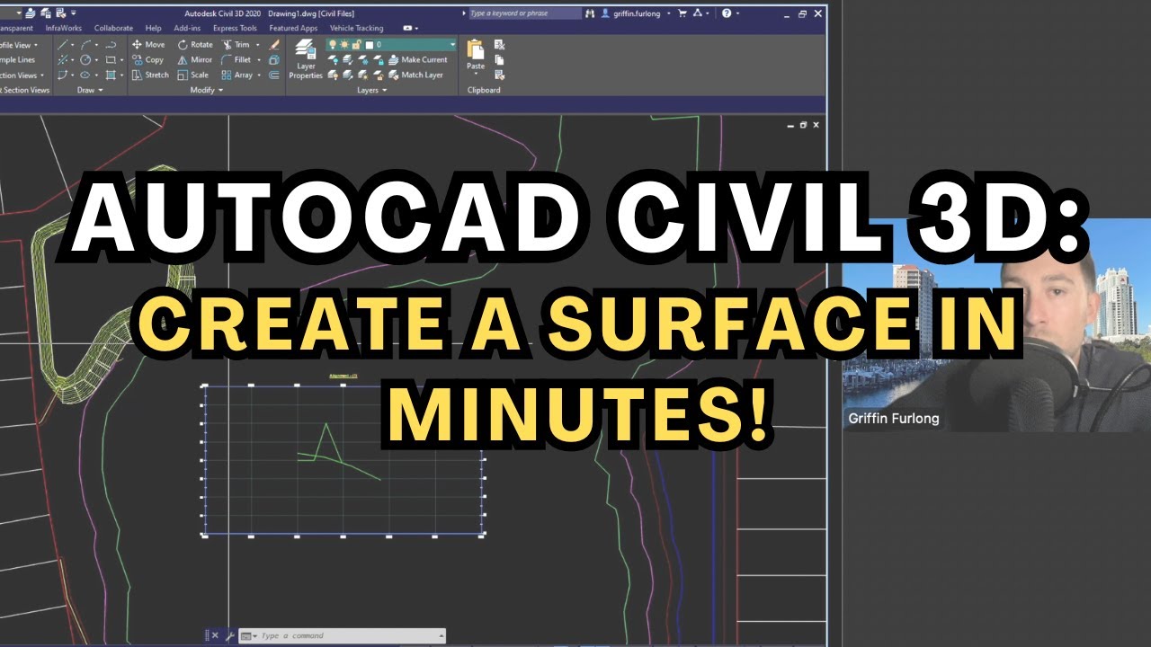 Создайте поверхность AutoCAD Civil 3D (ЛЕГКИЙ способ)