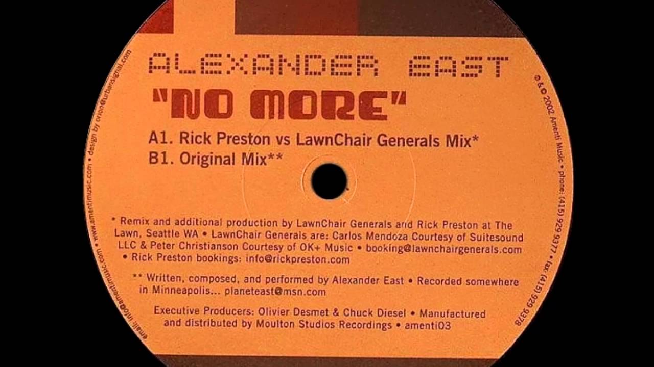 Alexander East - No More (Original Mix)