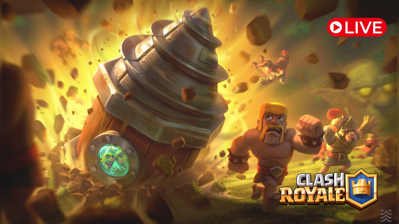 Evening Trophy push to 6000 Clash Royale live stream India