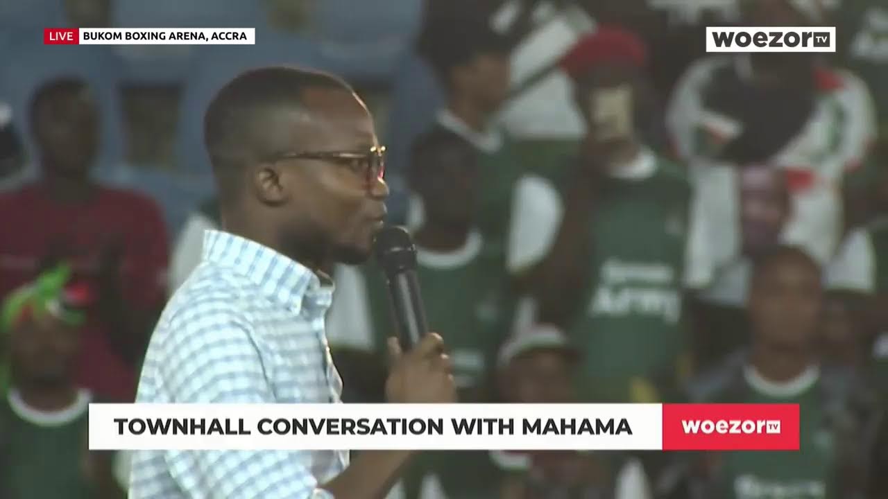 LIVE NOW | Townhall Conversation with Mahama | #Mahama4change2024 | WoezorTV