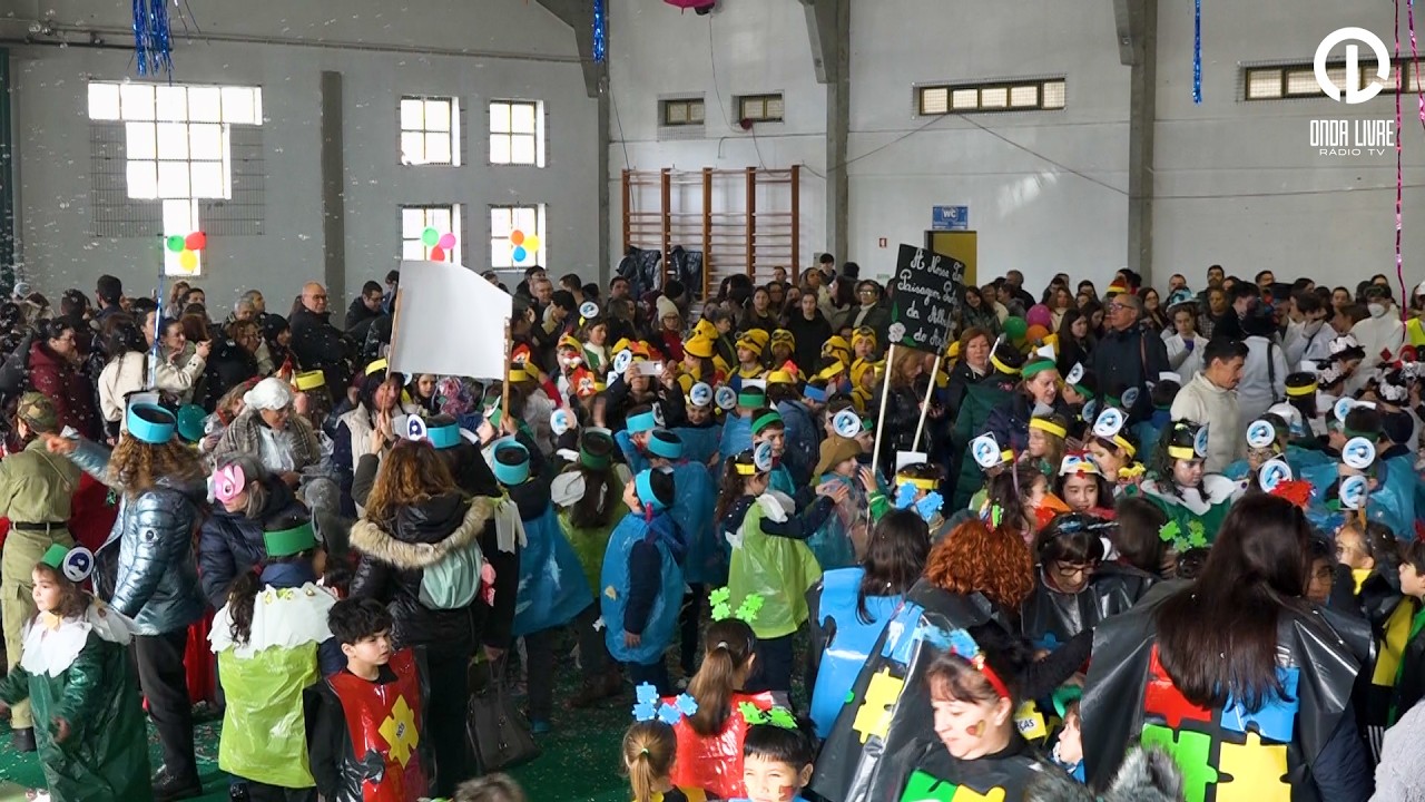 Crianças comemoram o Carnaval em Macedo de Cavaleiros