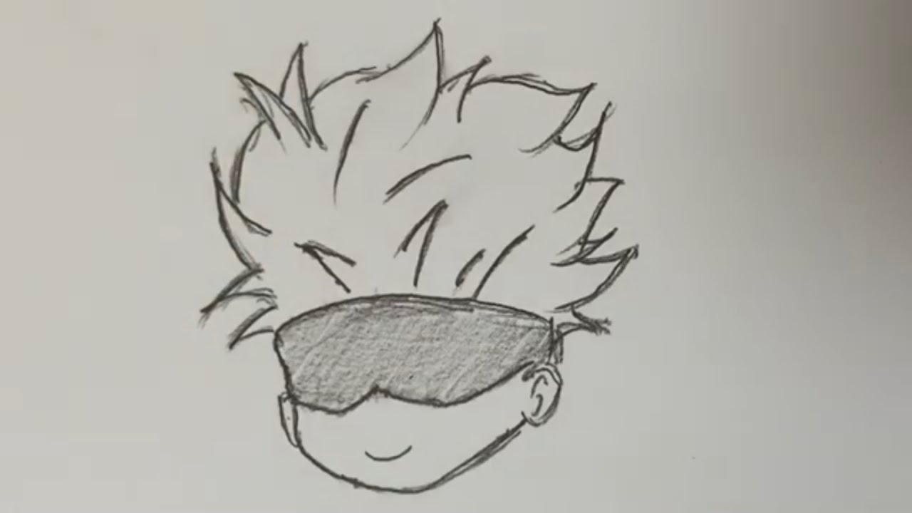 How To Draw Satoru  Gojo | Step By Step | Jujutsu Kaisen