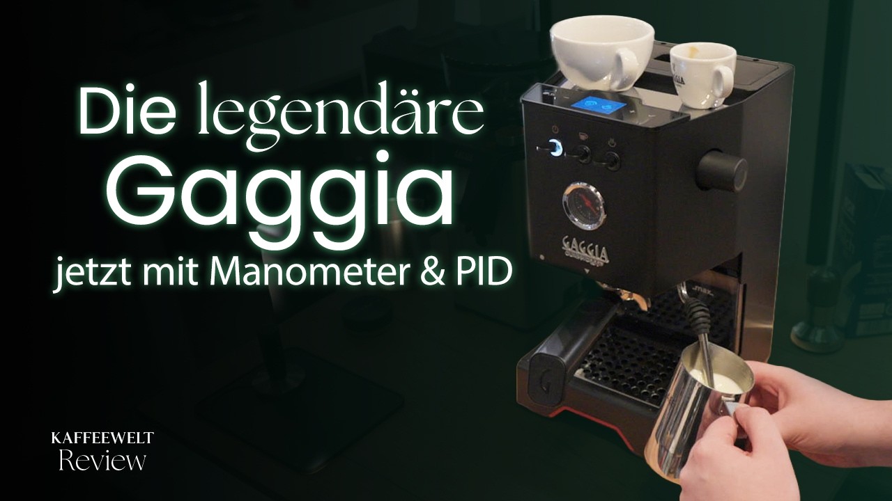 Gaggia Classic UP – Die legendäre Gaggia jetzt mit Manometer & PID | Kaffeewelt Review