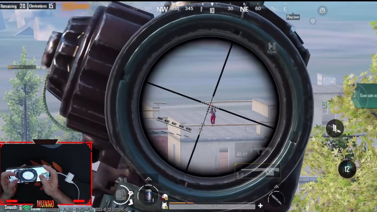 HANDCAM iPhone 14 PRO MAX🔥4 FINGER +GYRO - Pubg Mobile