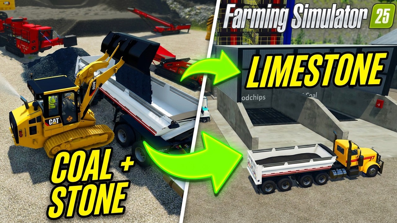 Farming Simulator 25 🚧 Yukon Back Country Map 🚧 Episode 4 - Limestone Kiln 👷‍♂️