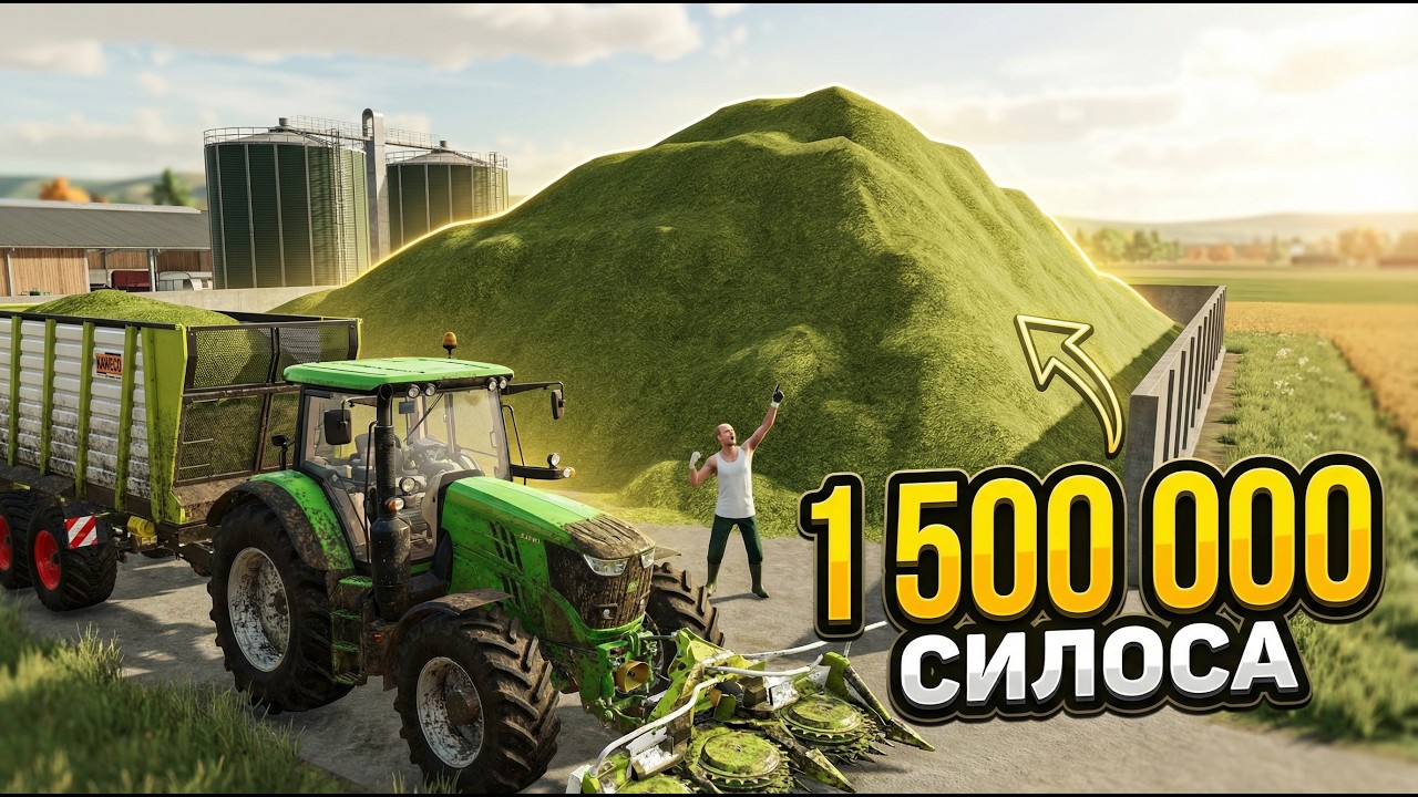 Эпичный урожай - 1.5M силоса / Farming Simulator 25