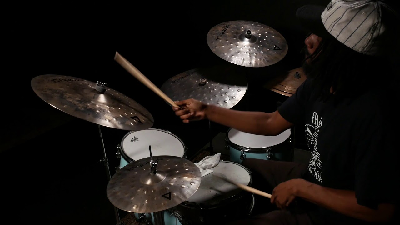 Istanbul Agop XIST Dry Dark And Clap Stack Cymbals Played By Justin Brown
