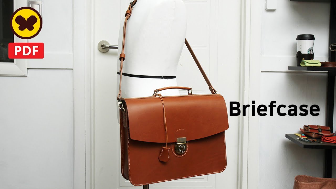Making a Briefcase, Satchel bag (Free PDF Pattern, DIY) 브리프케이스, 사첼백 (무료패턴)