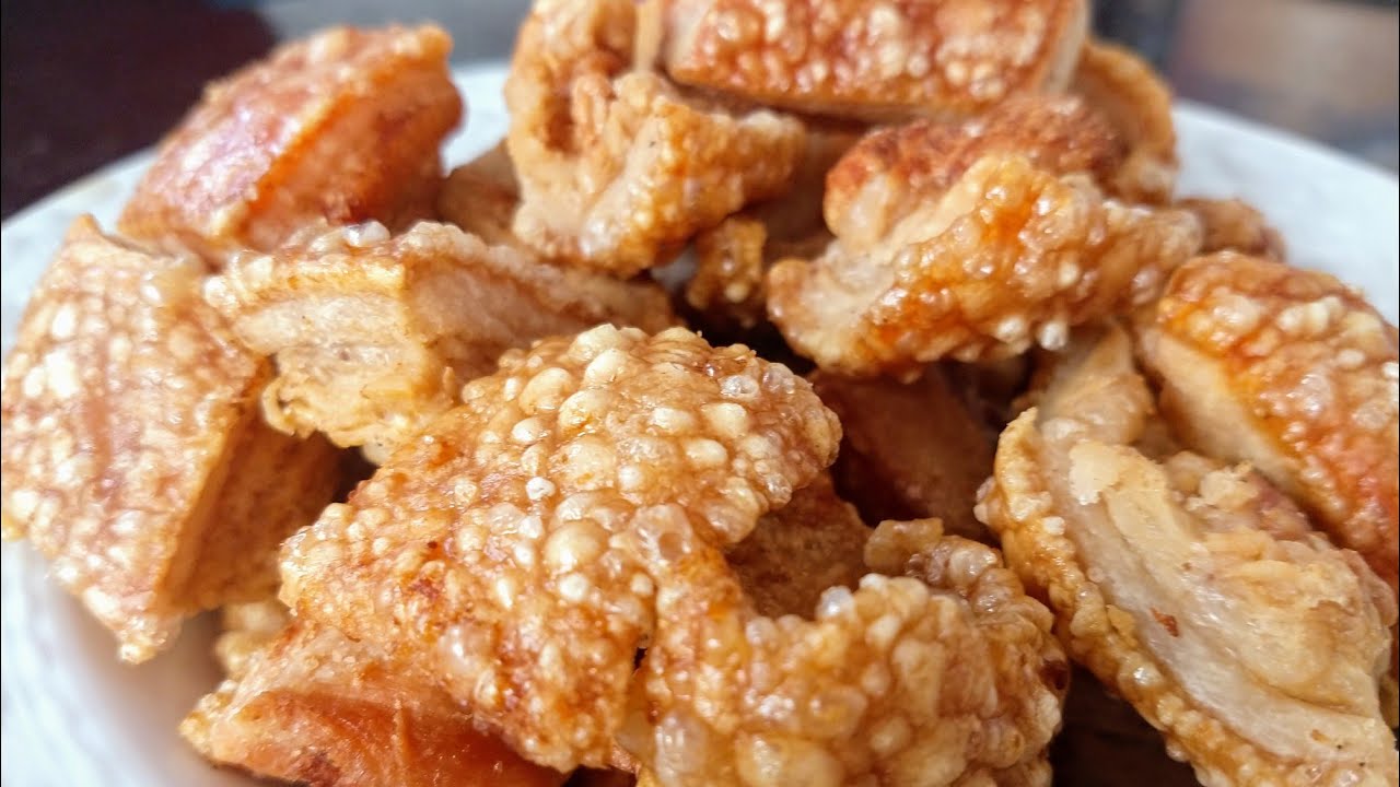 Torresmo na panela  airfryer