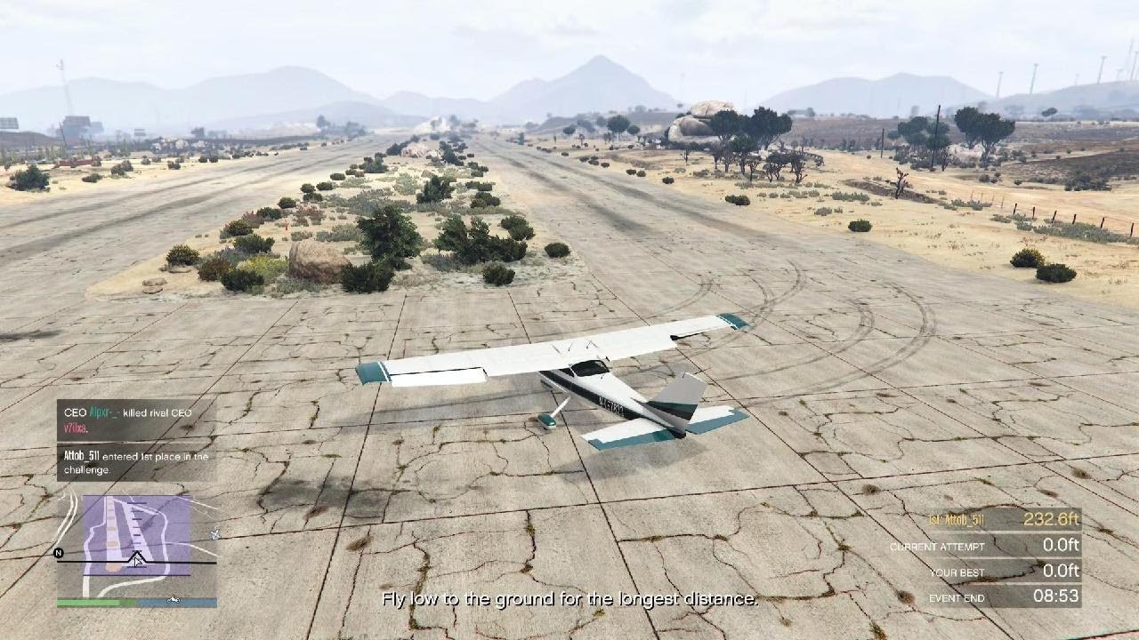 Flying Low Plane Mission! GTA Online (Episode 7)