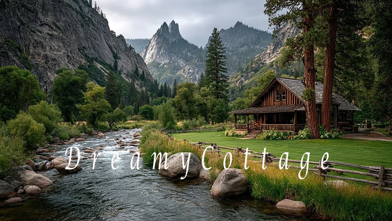 Dreamy Riverside Cottage – Исцеляющая Музыка Для Медитации – Мирная Атмосфера Реки И Природы Для ...