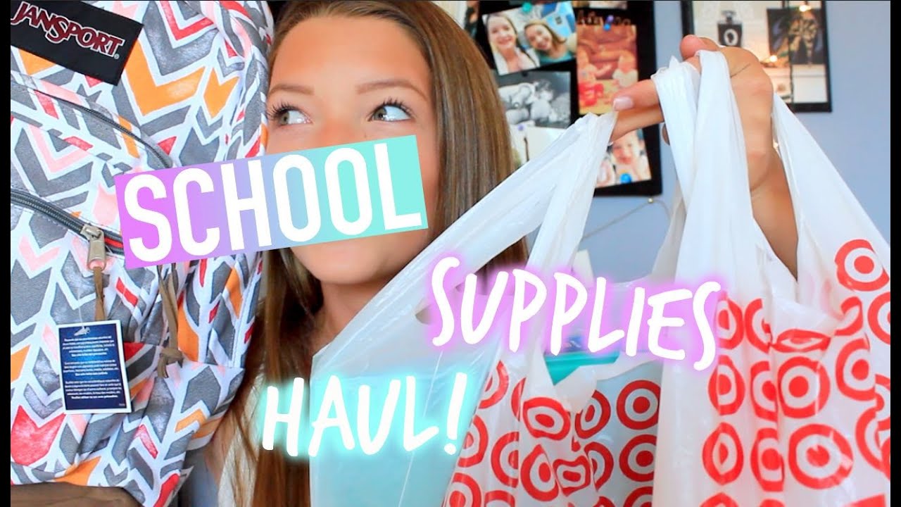 Back to School Supplies Haul 2015!