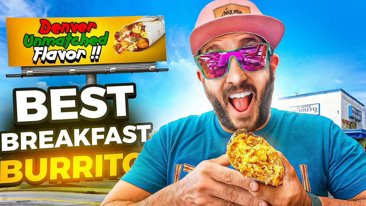 I Tried The TOP 5 Breakfast Burritos IN DENVER!