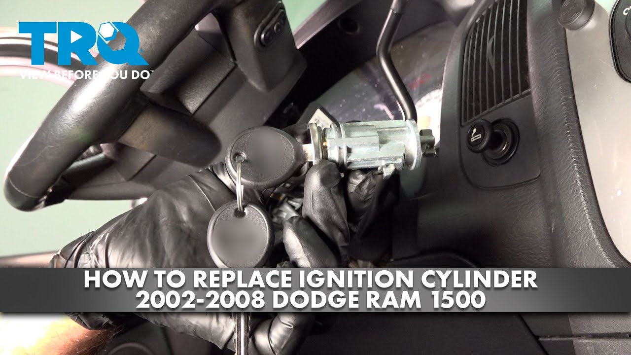 Как заменить цилиндр зажигания на Dodge Ram 1500 2002-2008 годов