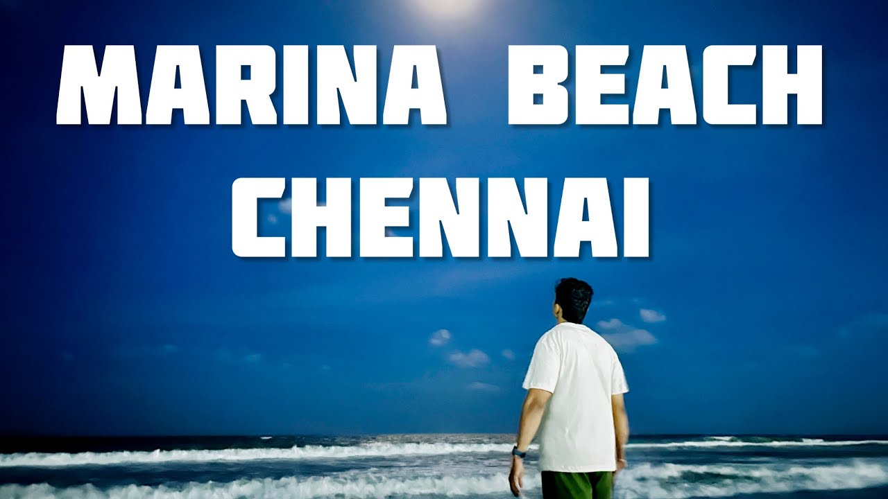 Moon Rise Over Marina Beach Chennai - INCREDIBLE VIEW! #chennai #vlog