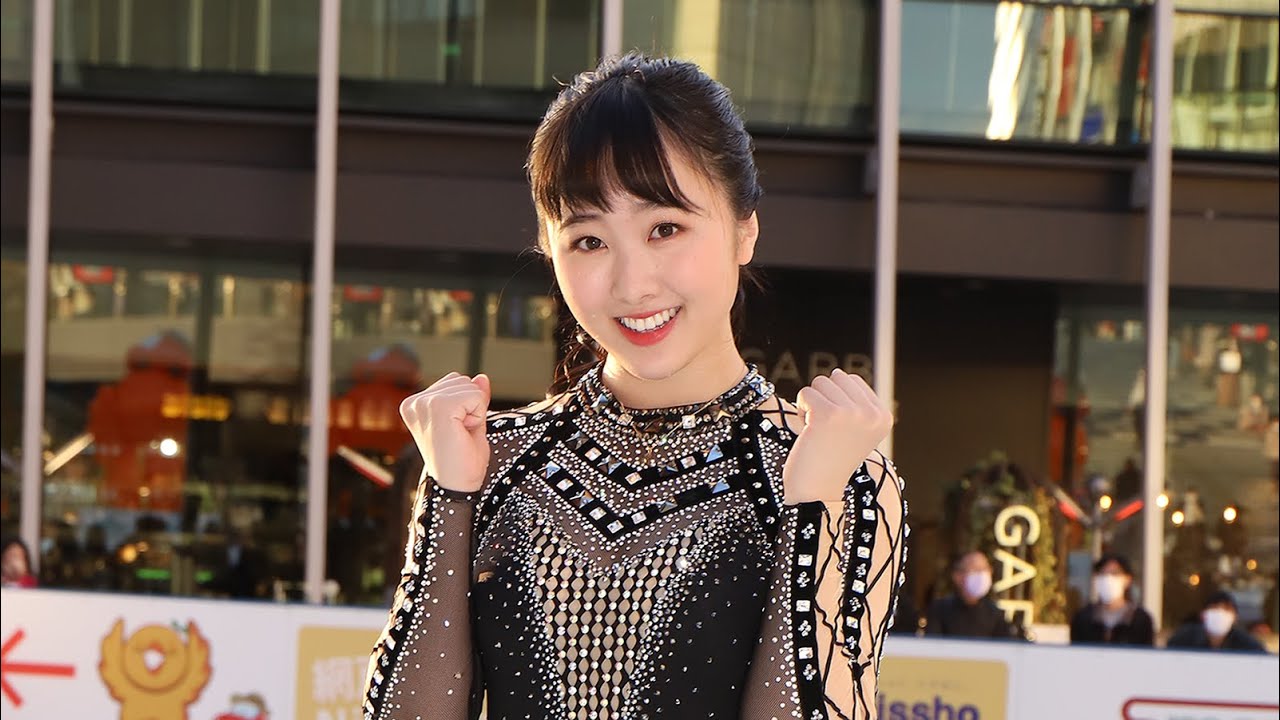 本田望結さんが初滑り　グランフロント大阪で「ウメダ☆アイスリンクつるんつるん」