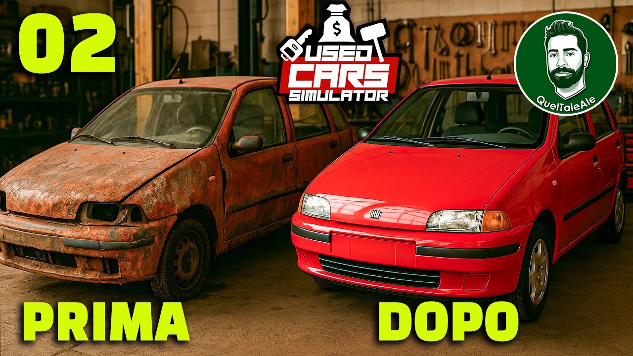 INIZIANO SUBITO I LAVORI POCO LEGALI -  Used Cars Simulator Gameplay ITA - 02