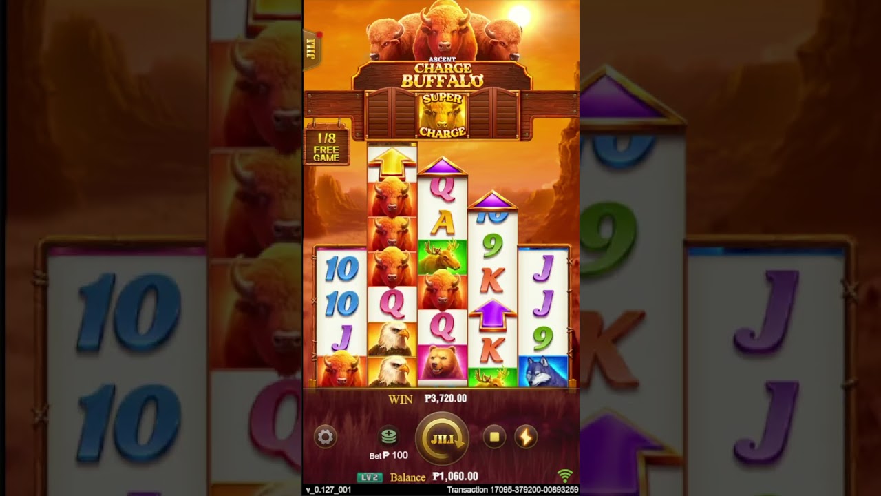 GAME NAME : ❕ CHARGE BUFFALO ❕ #slot #gamblinggame #casino #games #jackpotsonline #onlinecasinogame