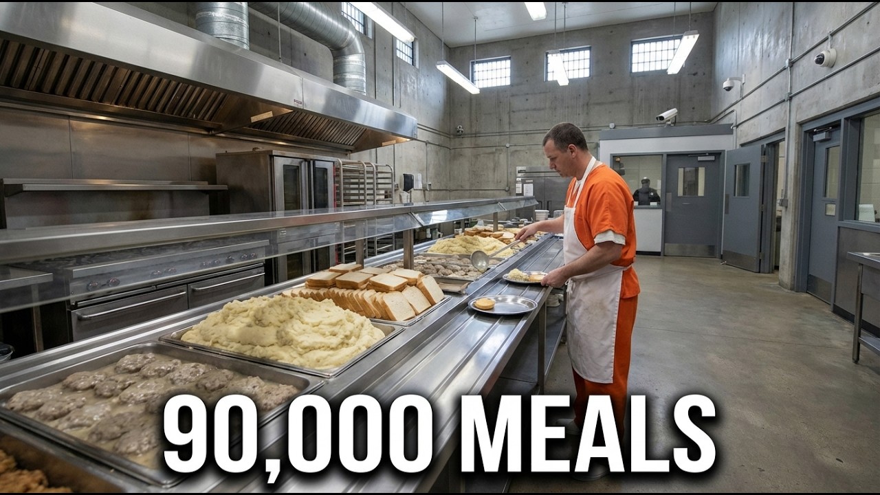 How Prison Cook Make 90,000 Meals a Day for America's Toughest Inmates