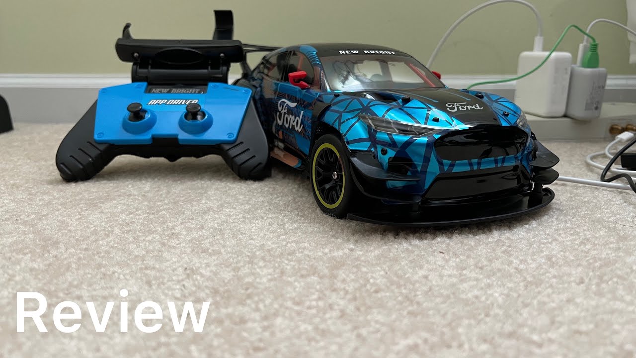 [REVIEW] unboxing and reviewing the new bright 1:14 scale ford mustang mach-e (working headlights!)