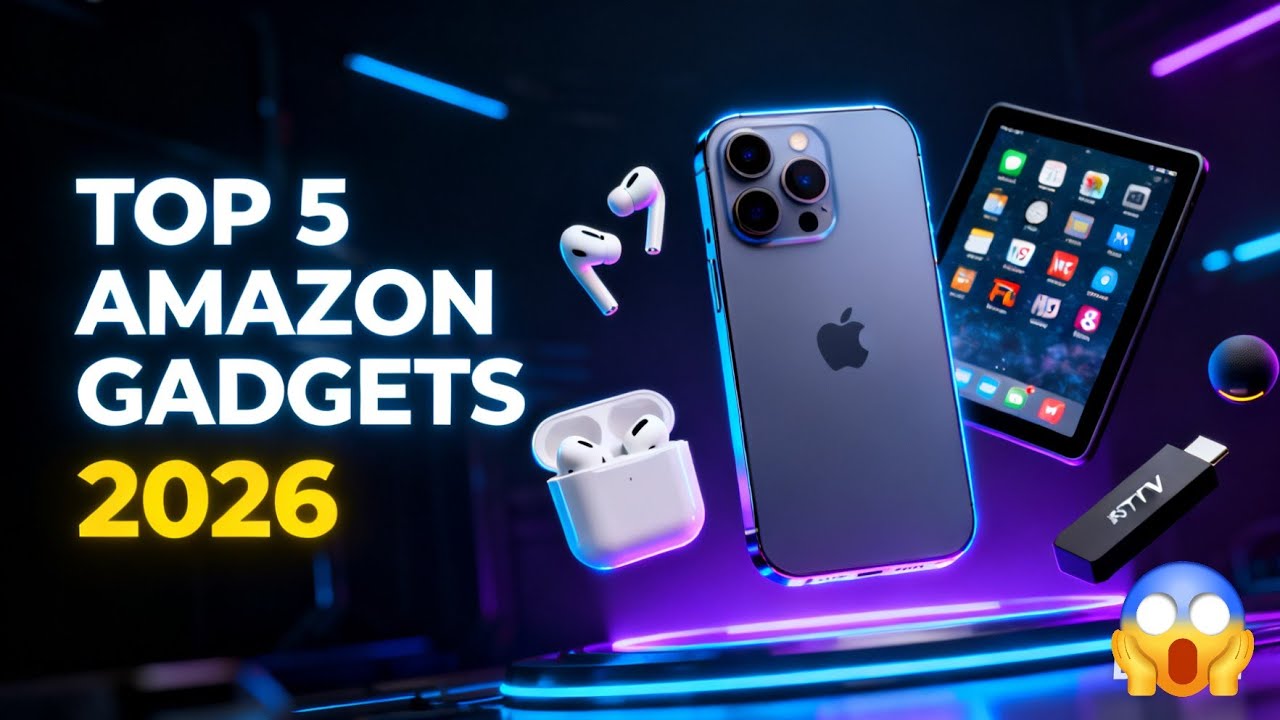 🔥 Top 5 MUST-HAVE Gadgets on Amazon (2026) – #1 Is INSANE!