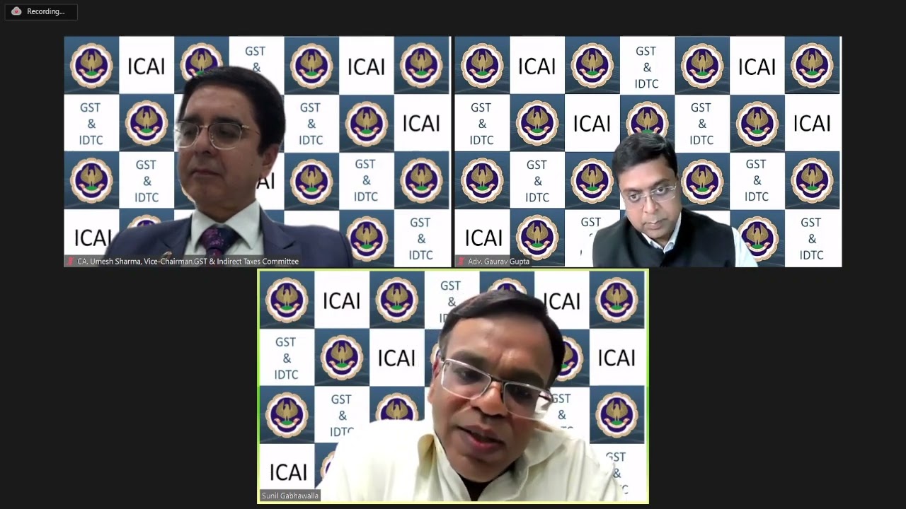 Webinar on “Panel Discussion on GST in Banking and Financial Sector” - 23032023