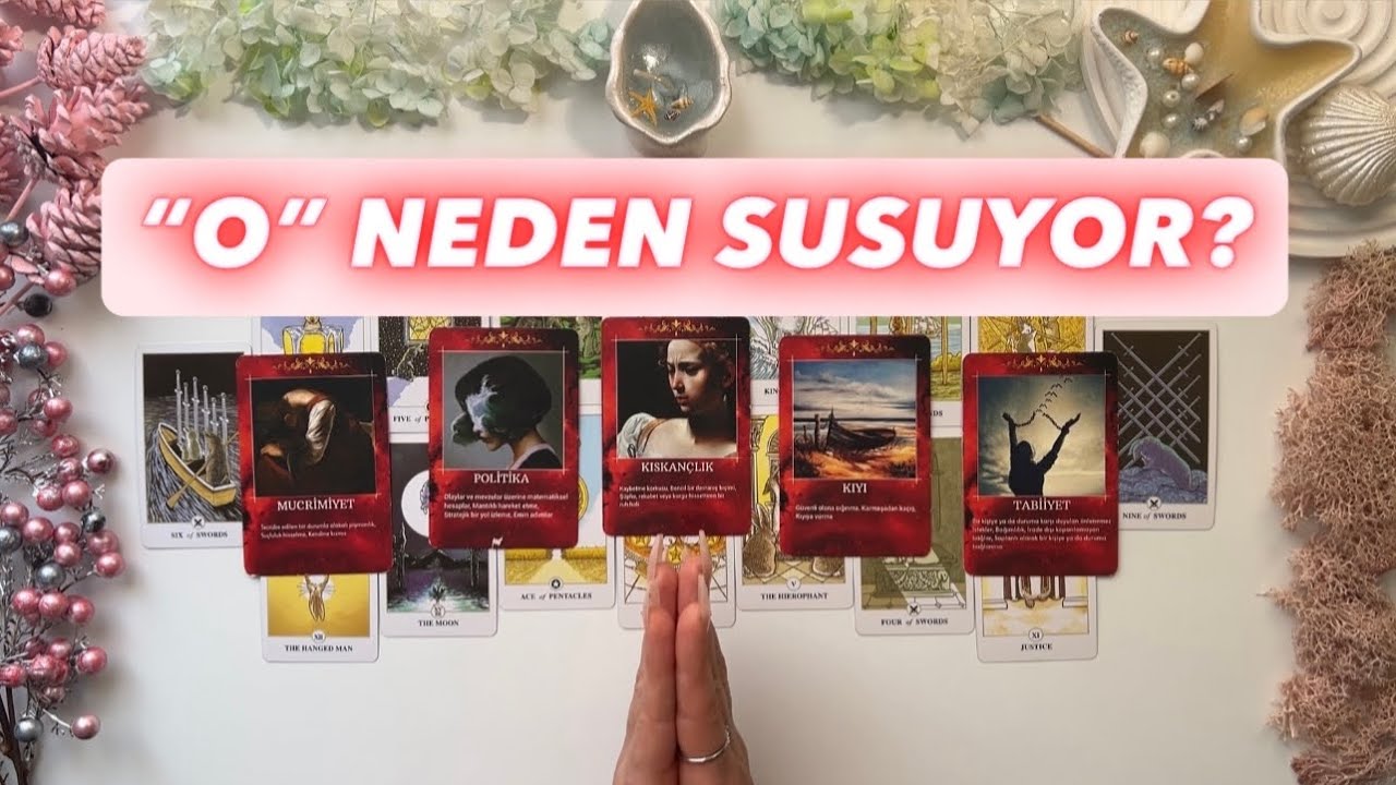 Aklındaki Kişi Neden Suskun? 🤫 Bu Sessizliğin Arkasındaki Gerçek Şok Edebilir! | Tarot Açılımı 🔮