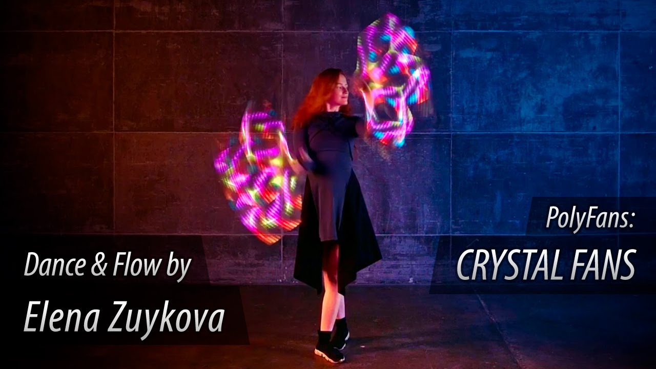 Flow Fans / LED Crystal fans, spinning & tricks
