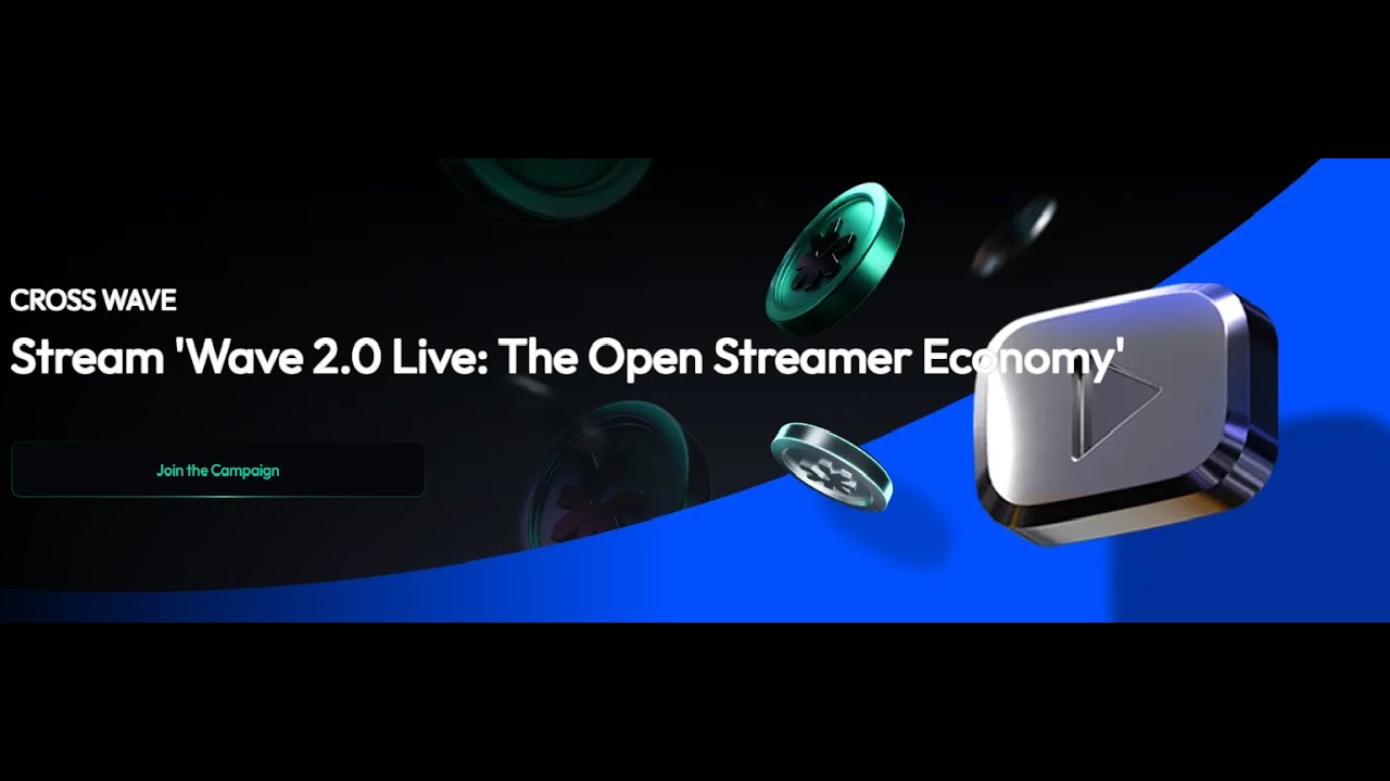 StreamWave2.0 Live #CROSSWave #Wave2 #StreamerEconomy #GameStreaming #CROSSGamechain #CreatorProgram