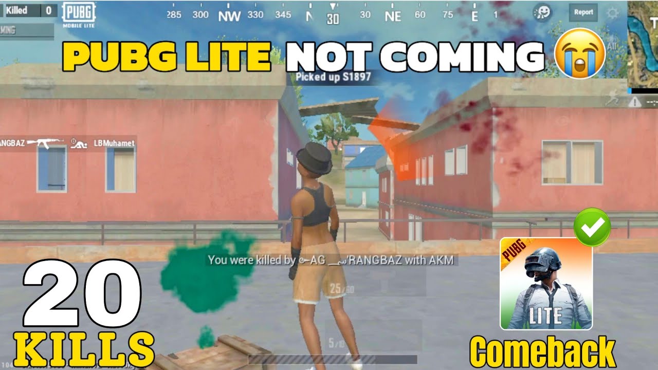 PUBG LITE NOT COMING 😭 | PUBG LITE COMEBACK BGMI LITE | PUBG LITE 1v4 GAMEPLAY - NORAT YT 