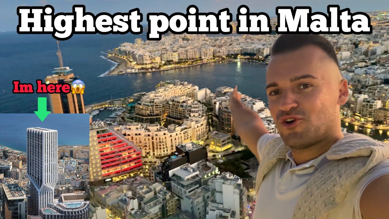I am at the highest point in Malta - Exploring St. Julians