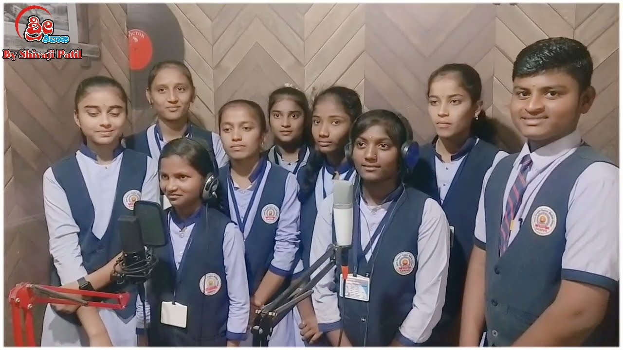 ಸ್ವಾಗತ ಕೊರುತ ಈ ಹೃದಯದಿ ಹಾಡುತ...Jnaana Gangotri English medium High School Students Rajapur...