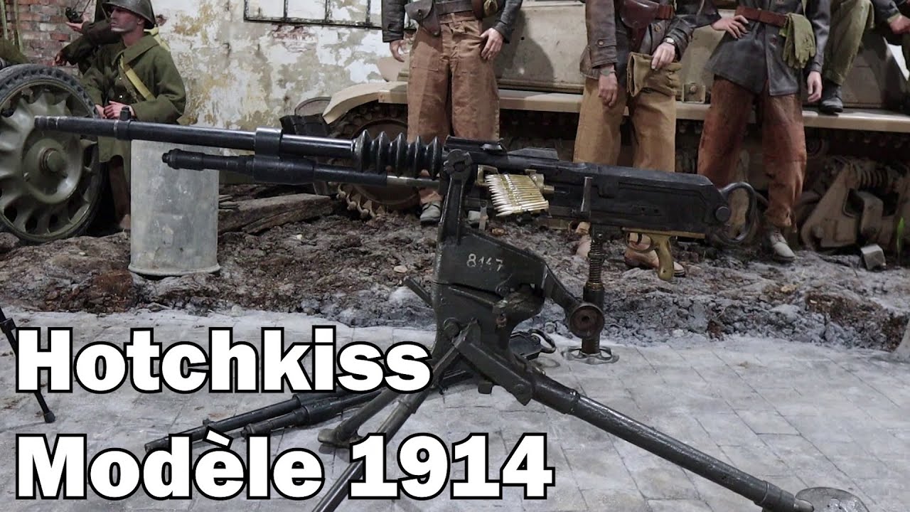 Hotchkiss Modèle 1914 – La Mitrailleuse Française la Plus Produite de la Grande Guerre