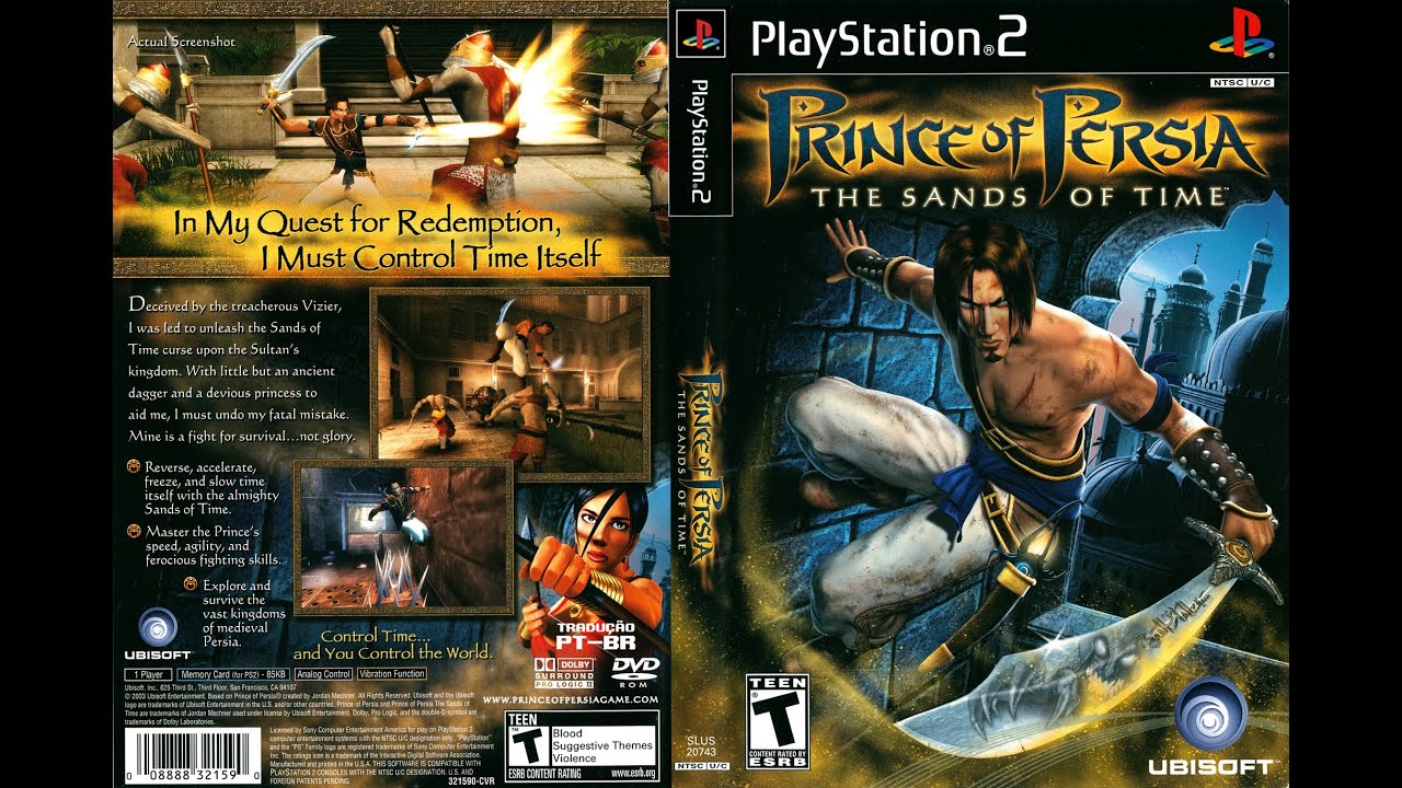 Prince of Persia The Sands of Time ps2 iso