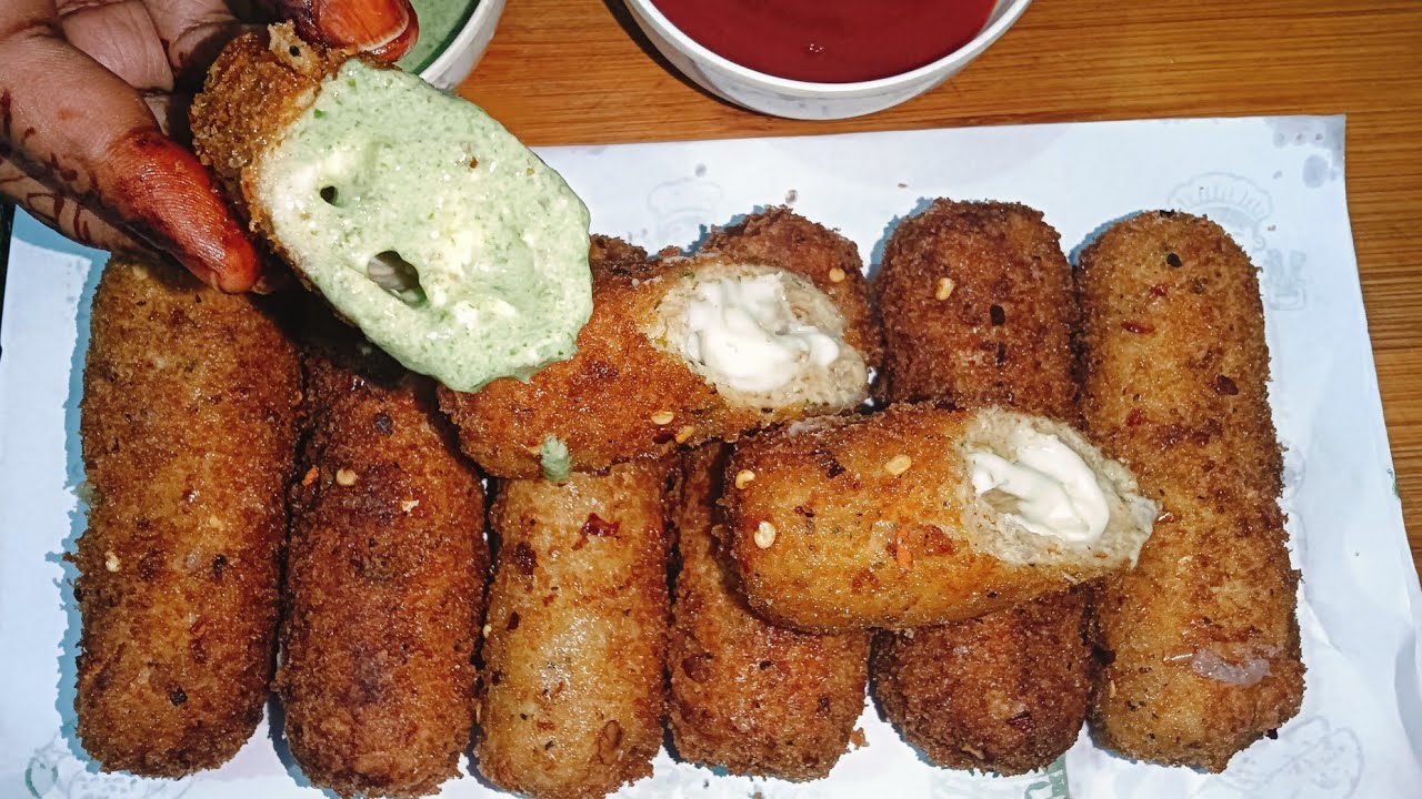 Crispy and Cheesy Chicken Shahi Roll | Chicken Shahi Roll Recipe .