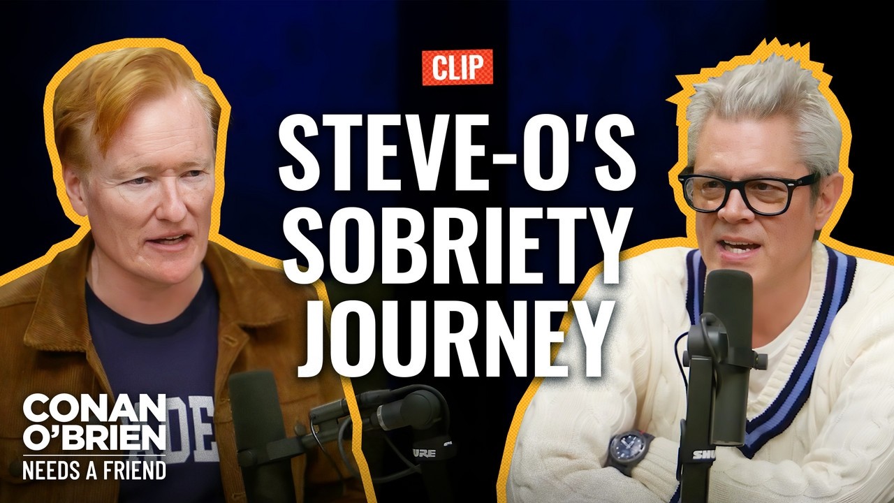 Johnny Knoxville Praises Steve-O&rsquo;s 17-Year Sobriety Journey | Conan O'Brien Needs A Friend
