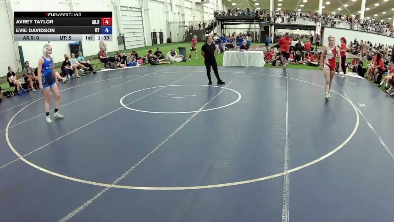 Avrey Taylor vs Evie Davidson, UT JR Duals 2025
