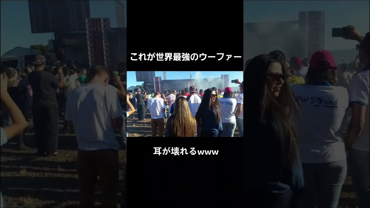 これが世界最強のウーファーww耳壊れるww #おすすめ #shorts