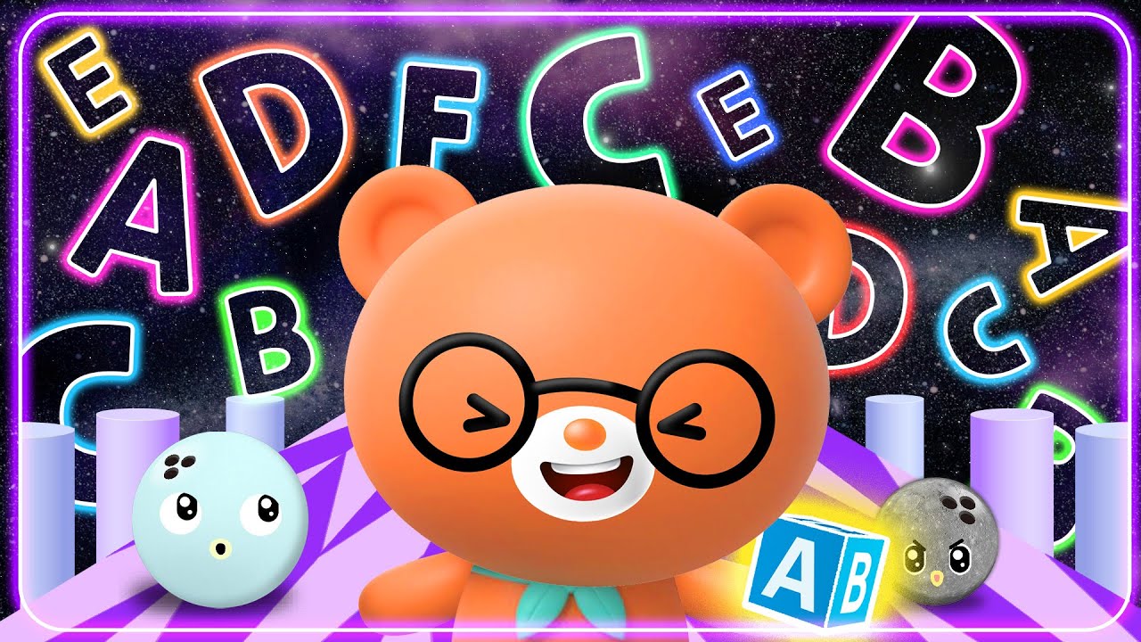 Alphabet Song with Funny Planets | ABC Song | Learn ABC | Planet Bowling | Nursery Rhymes&Kids Songs