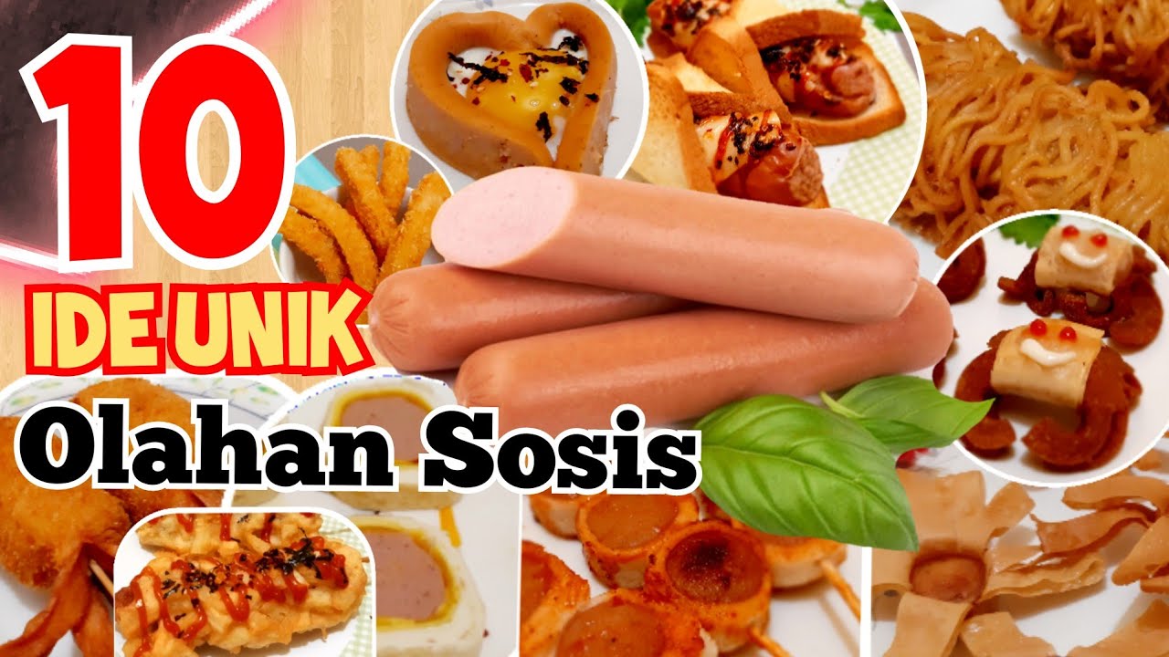 10 IDE UNIK OLAHAN SOSIS - Lebih Kreatif Lebih Menarik