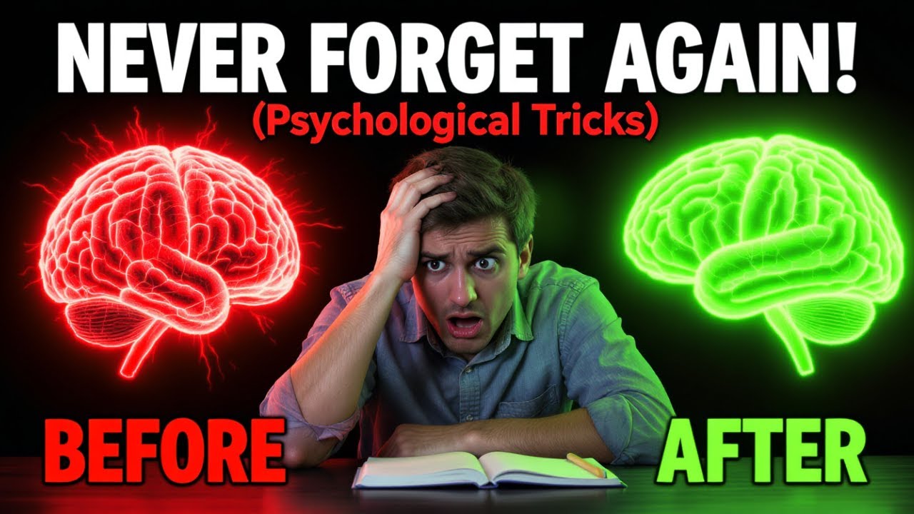 The 5 Brain Tricks That Make You Remember ANYTHING Forever!