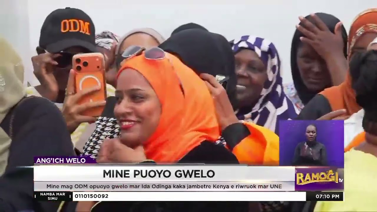 Mine mag ODM opuoyo gwelo mar Ida Odinga kaka Jambetre Kenya ne UNEP | #RamogiTV