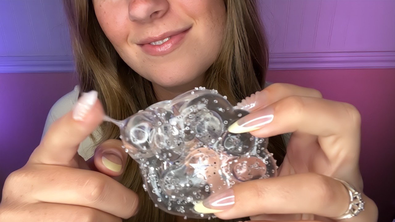 The most unique ASMR trigger 🫧 🥺 (IMO) Taba Squishy w/ Air Bubbles